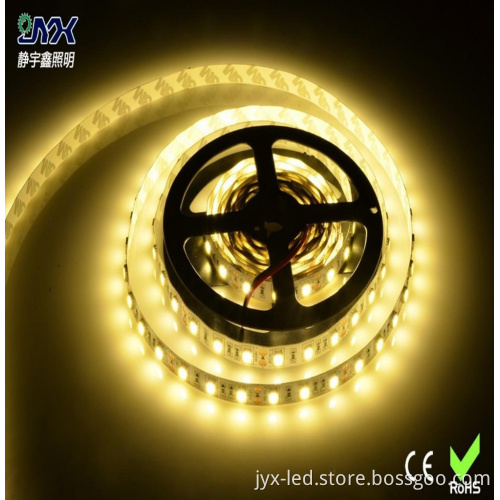 High Quality decoration led strip 5050 5m 300leds factory in China warm white IP20 for wedding photo background led strip light
